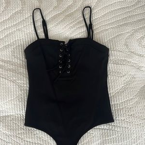 Black Guess Bodysuit - Medium
